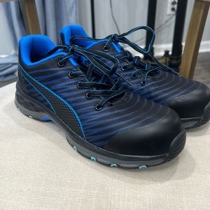 Puma Safety Spectra Low 2.0 EH Black Sneakers Size 8